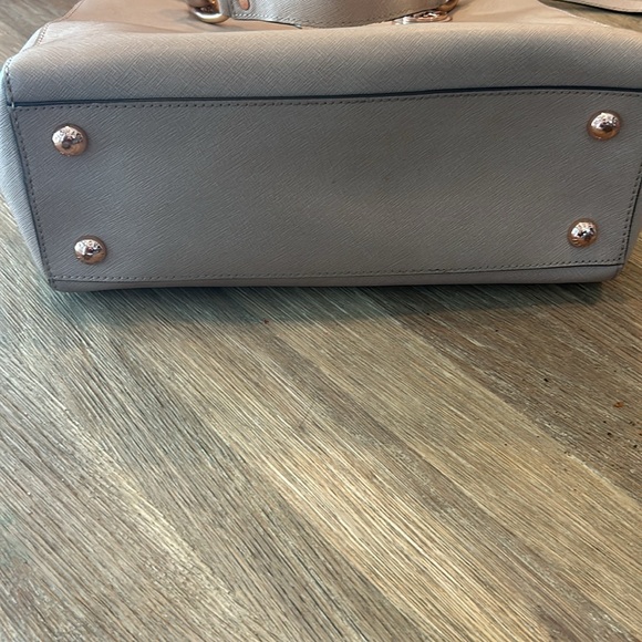 Michael Kors Cynthia Medium Convertible Saffiano Leather Satchel - Picture 7 of 13